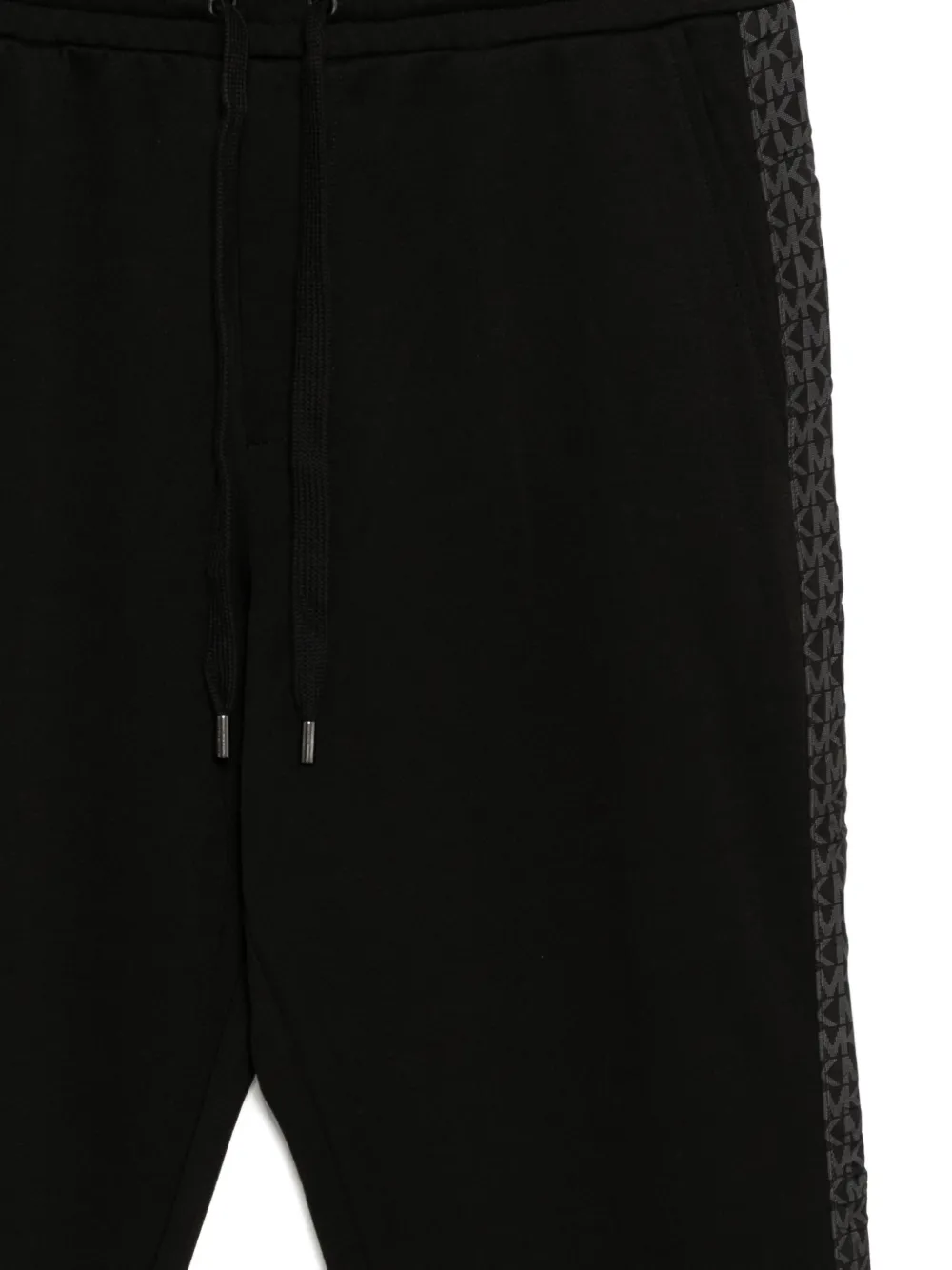 Michael Kors Monogram Trousers In Black