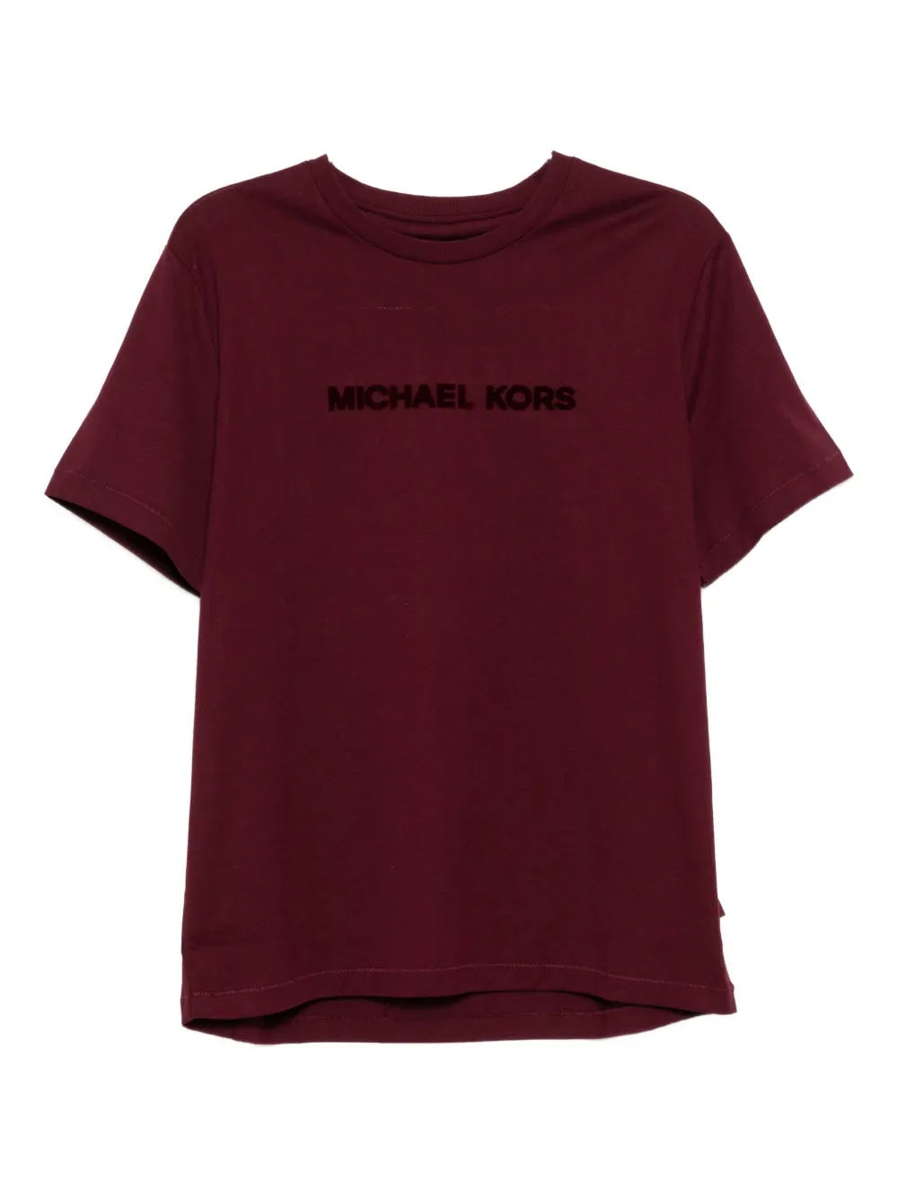 Michael Kors logo-embossed T-shirt | Red | Image 1