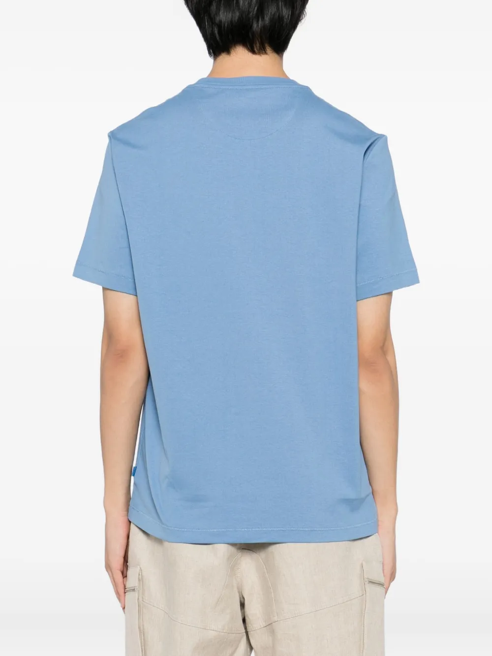 Michael Kors T-shirt met logo-reliëf Blauw