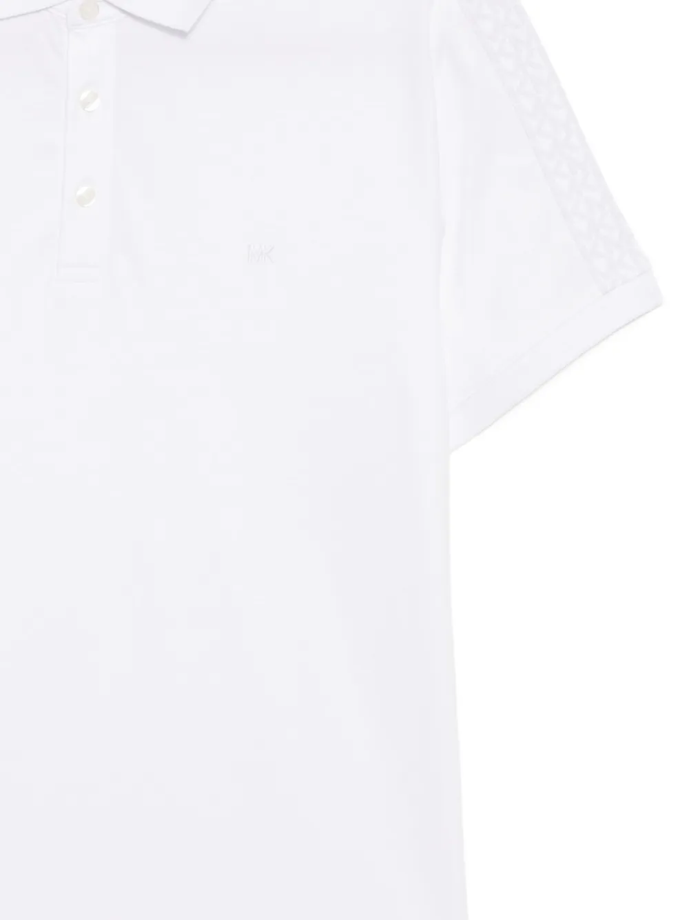 Michael Kors Poloshirt met geborduurd logo Wit