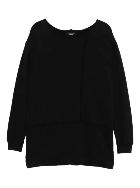 Undercover raw-edge sweater