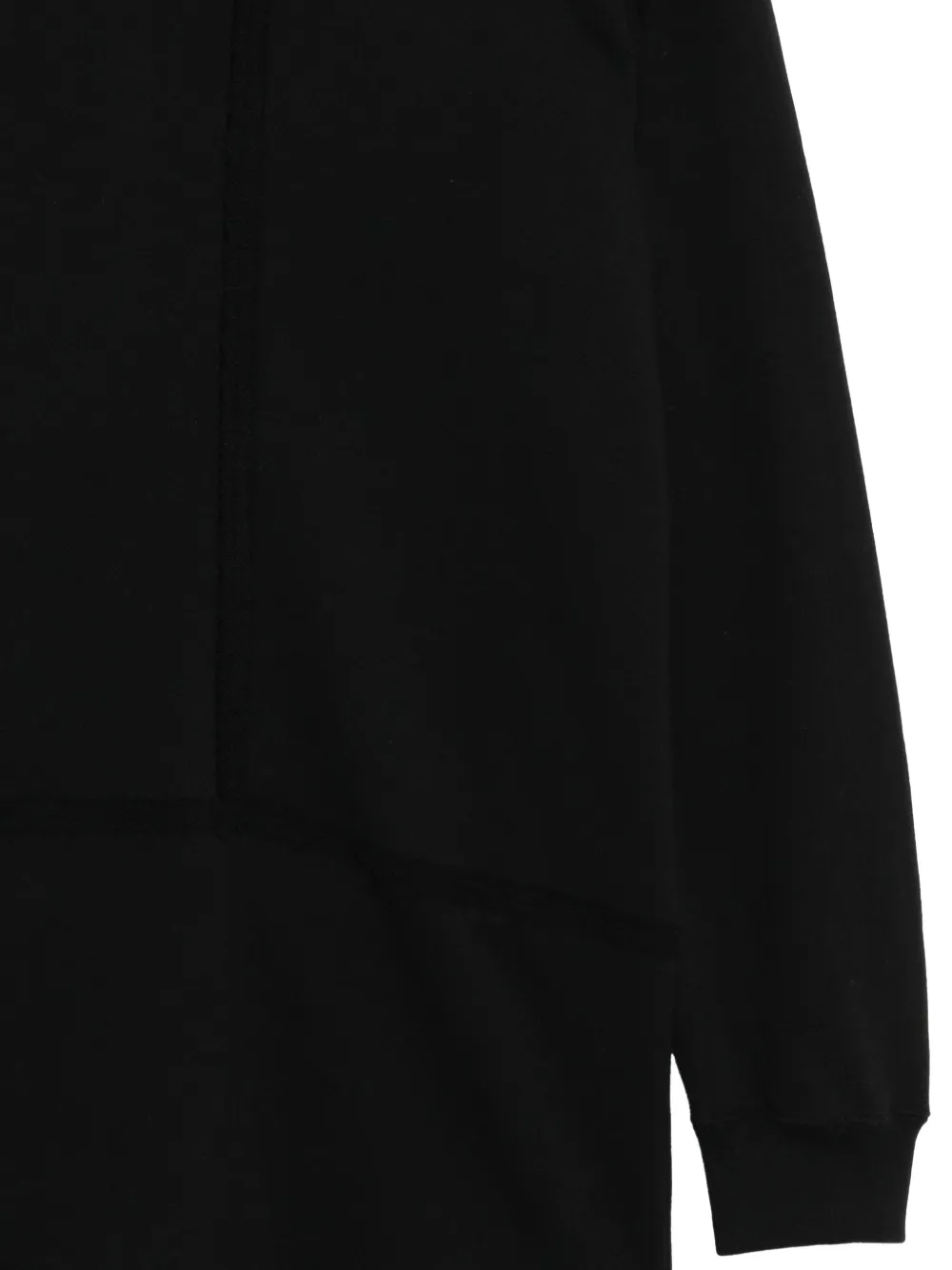 Undercover Raw-edge Sweater In Black
