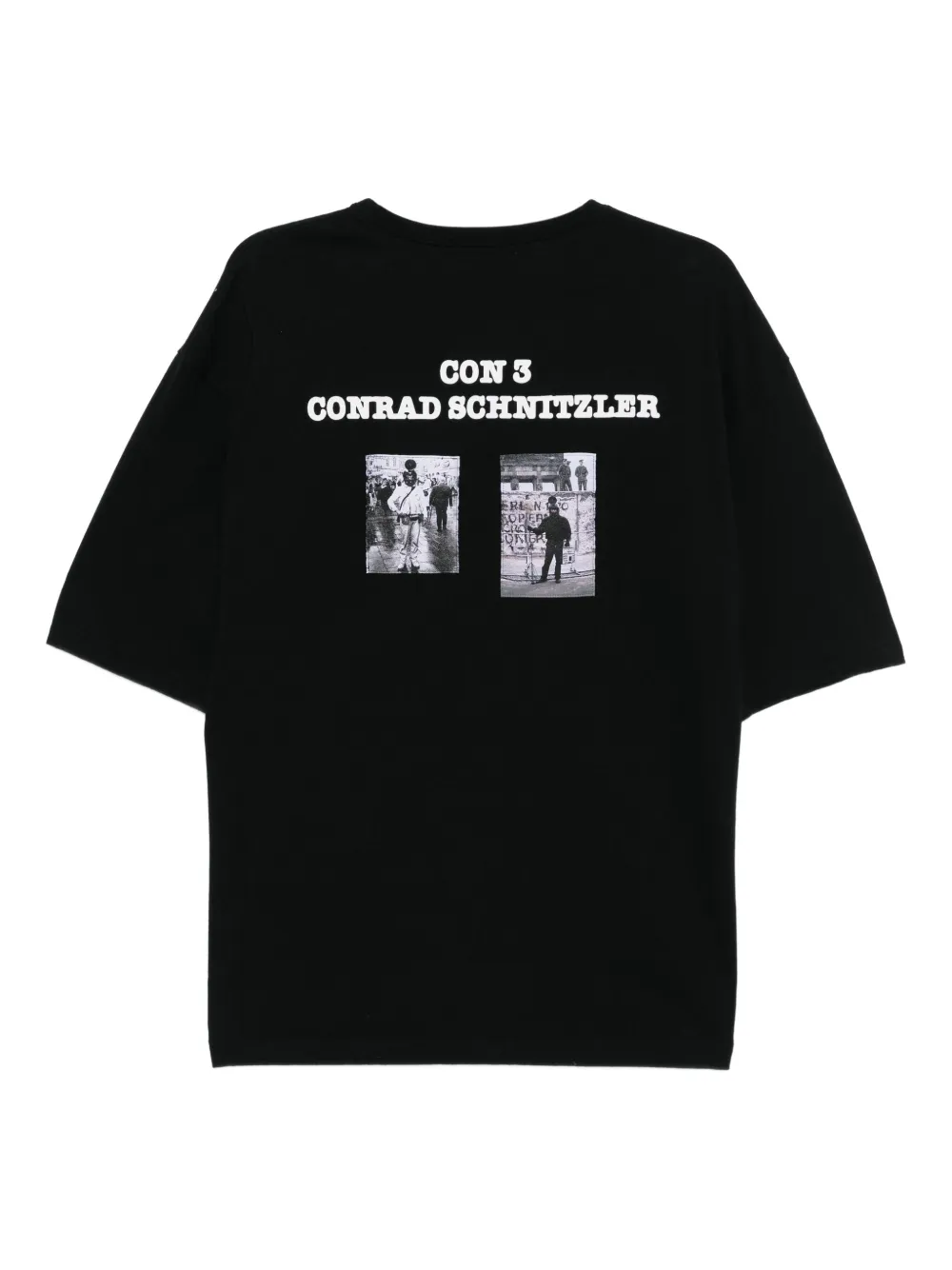 Undercover T-shirt met ronde hals - Zwart