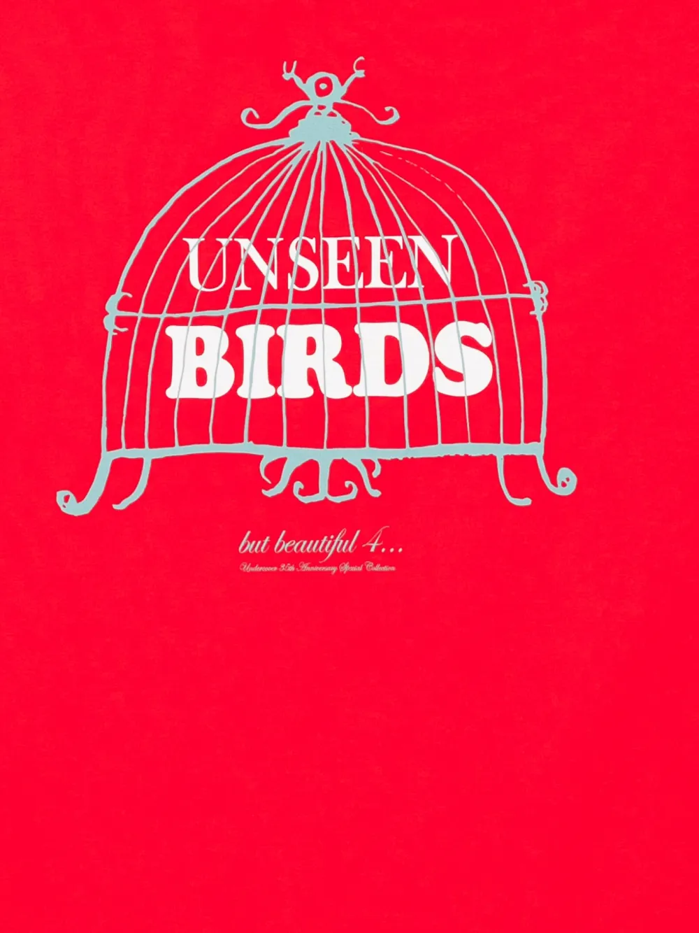 Undercover T-shirt met grafische print Rood