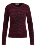 Essentiel Antwerp long-sleeve ribbed sweater - Red