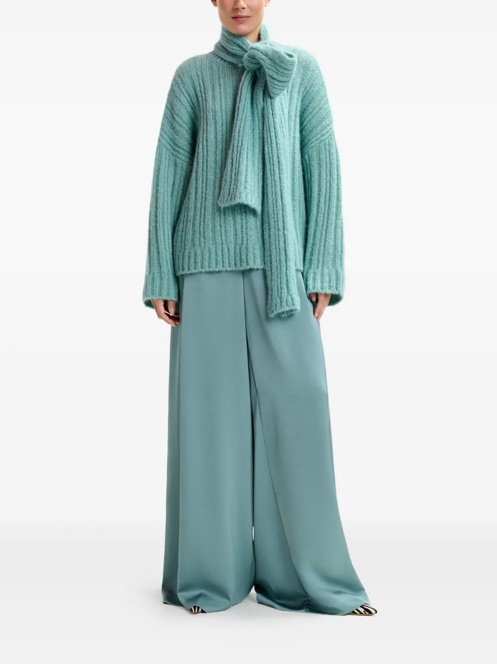 Essentiel Antwerp side-pockets pleated trousers - Blauw