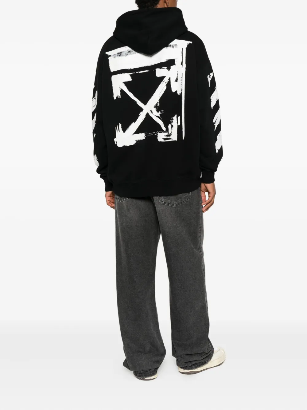 Off-White brush-stroke hoodie | Hoodies | Image 2