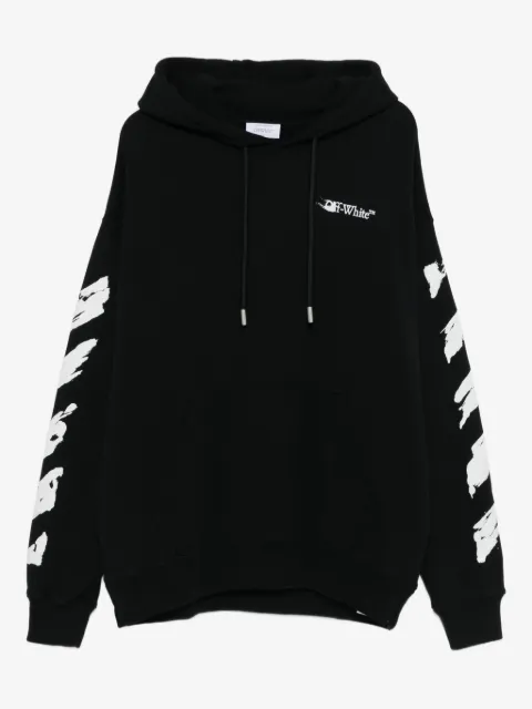 Off-White brush-stroke hoodie