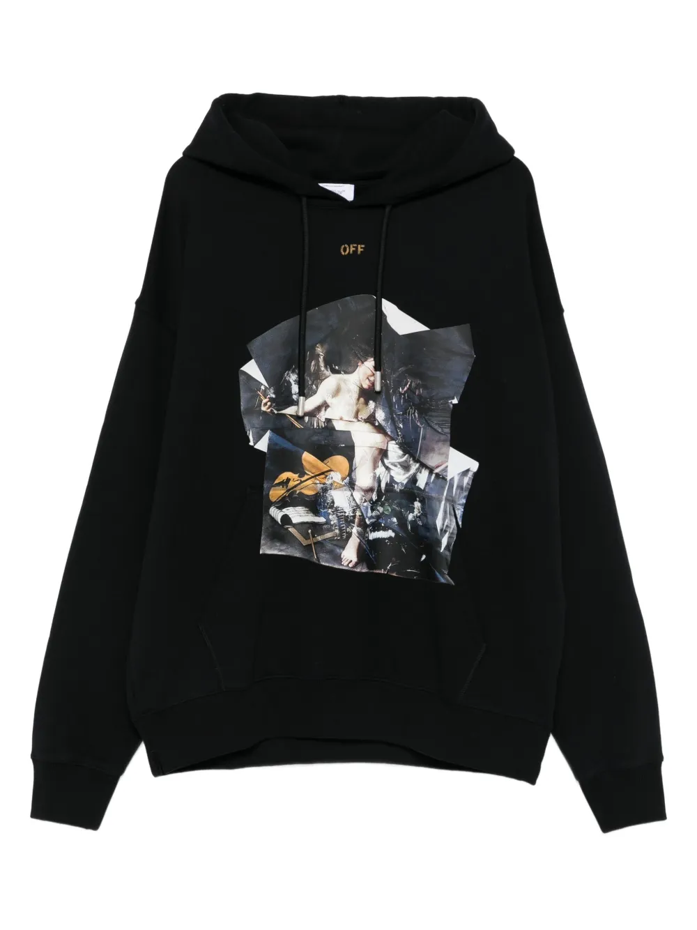 Off-White プリント パーカー - ブラック Off-White プリント パーカー - ブラック