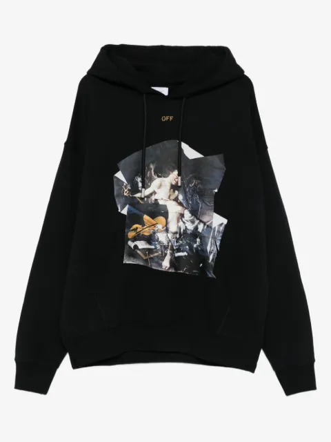 Off-White Hoodie mit Artwork-Print