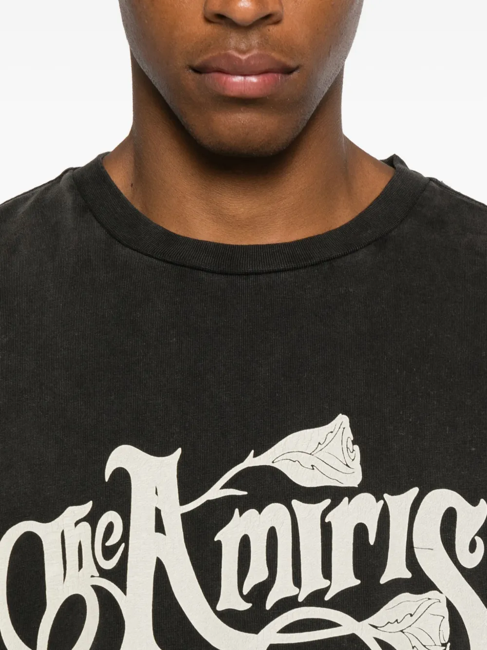 Amiri Graphic-print T-shirt In Black
