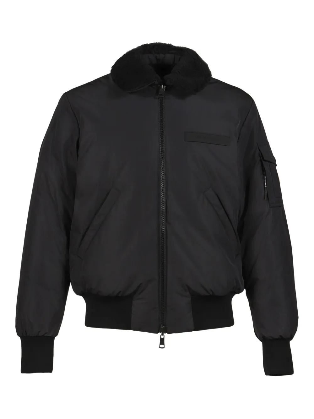 Moncler collar-detail bomber jacket | Black | Image 1