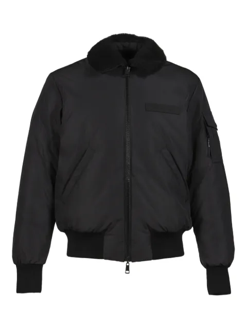 Moncler collar-detail bomber jacket