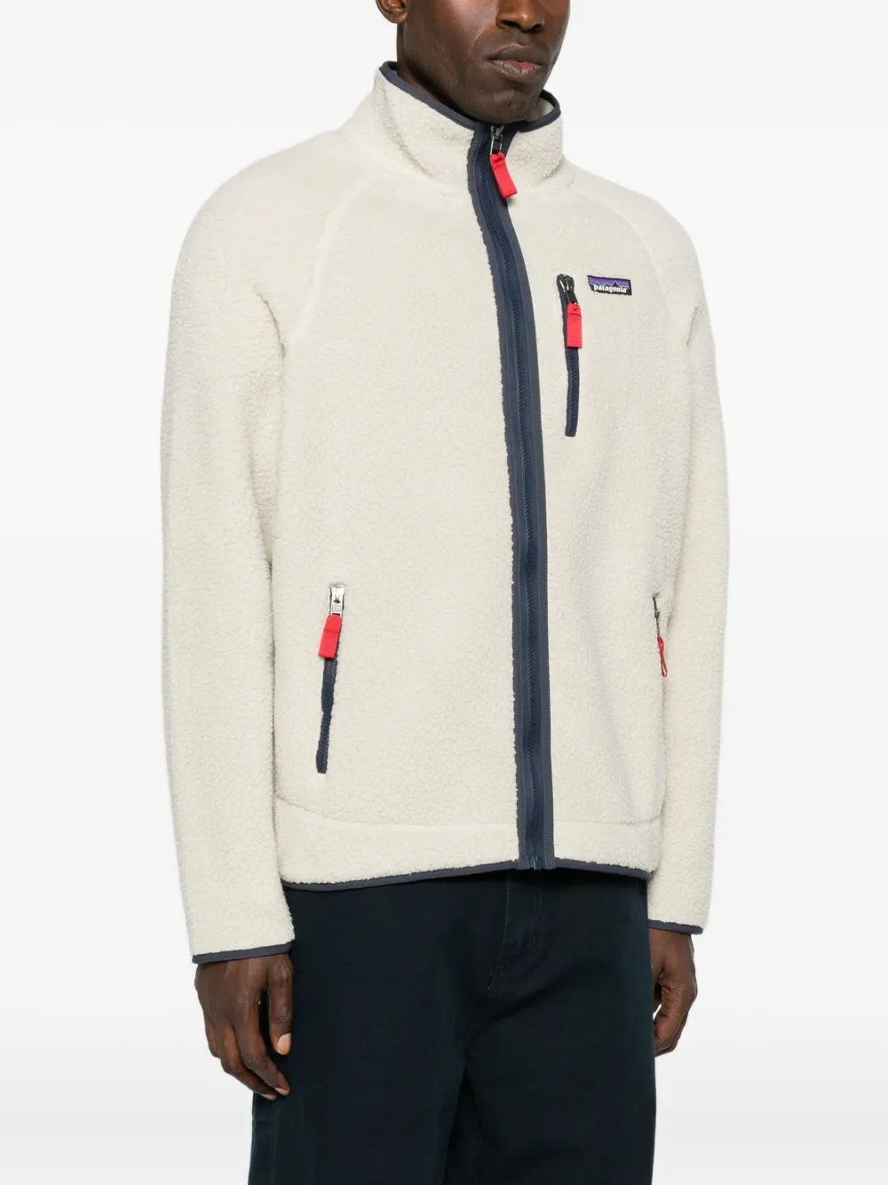 Patagonia Retro Pile Zip-front Jacket In White