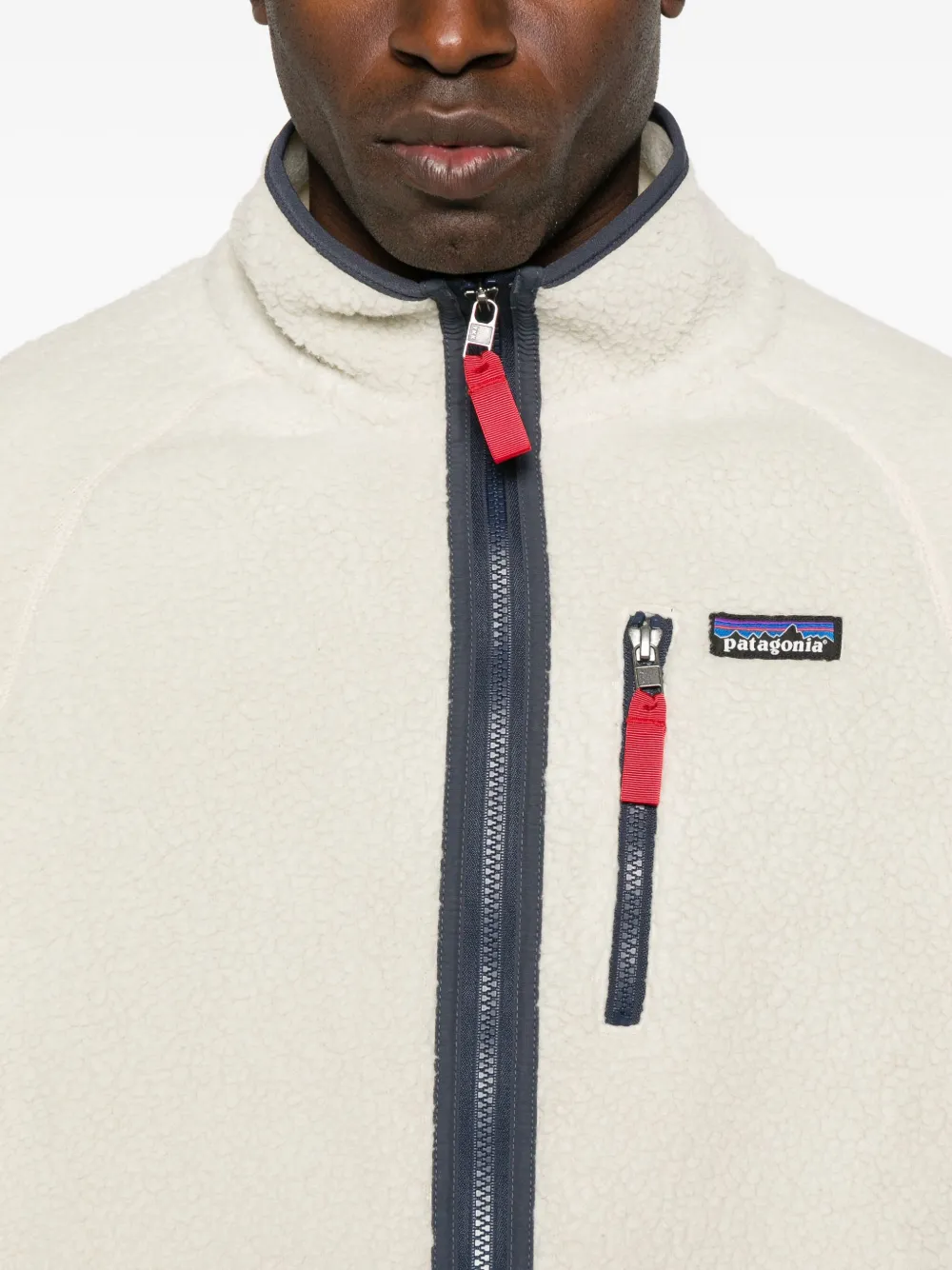 Patagonia Retro Pile Zip-front Jacket In White