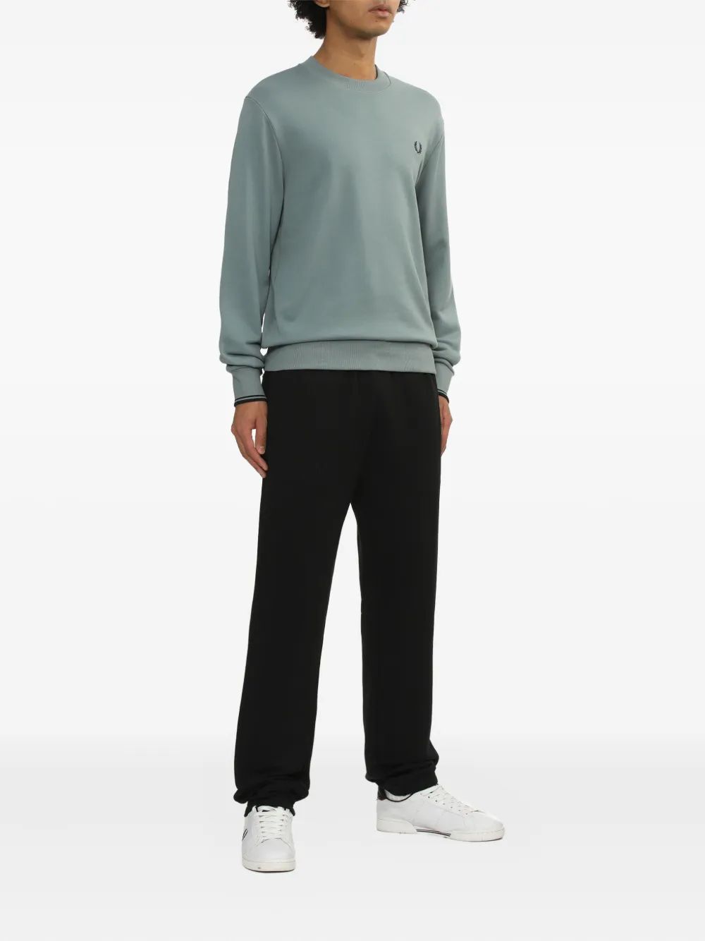 Fred Perry embroidered-logo crew neck sweatshirt | Sweatshirts | Image 2