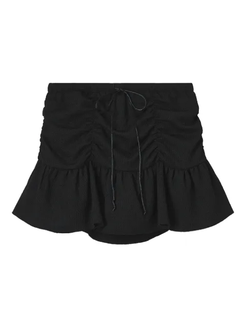 b+ab ruffle-hem mini skirt