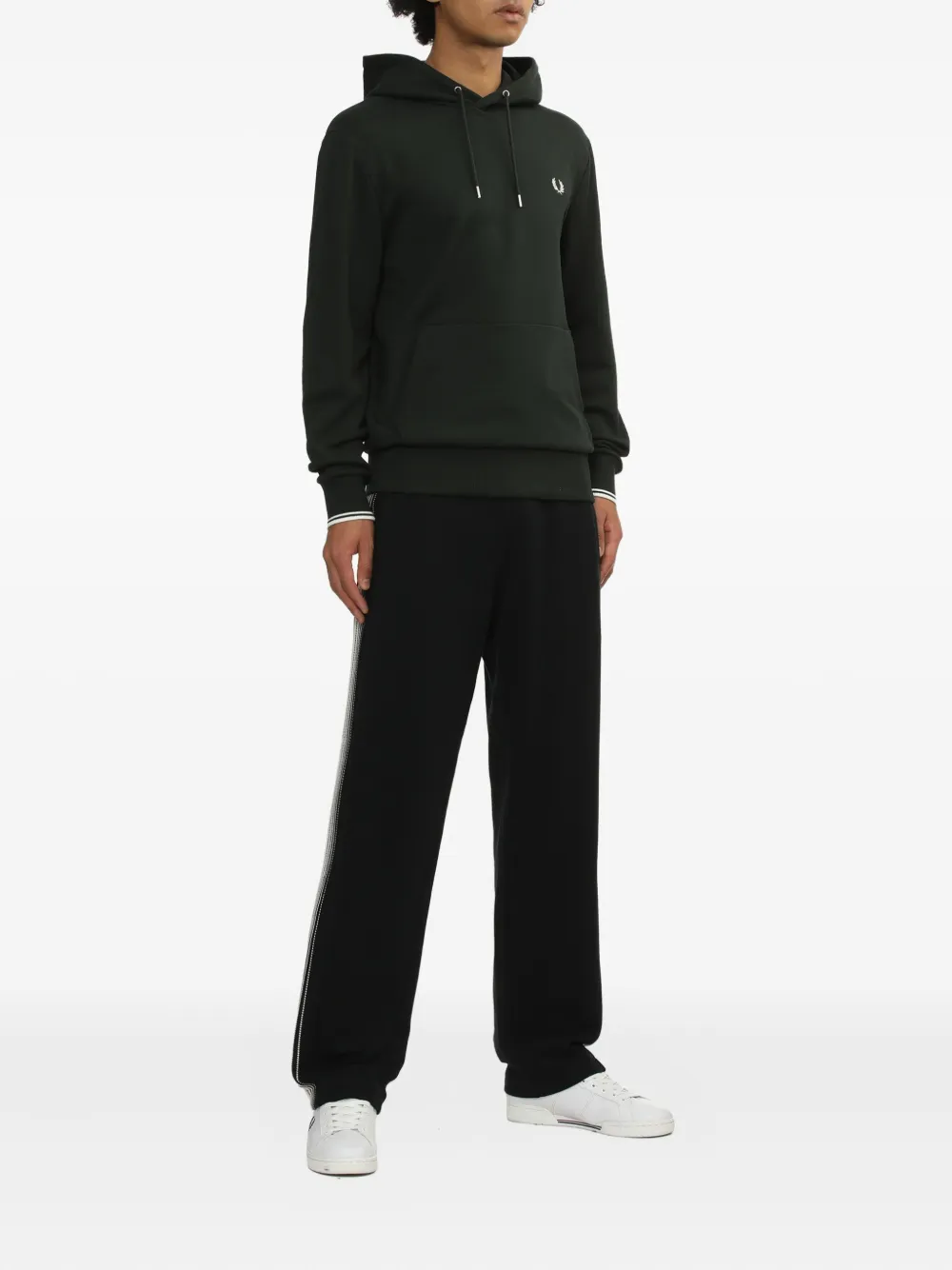 Fred Perry logo-detail cotton hoodie | Hoodies | Image 2