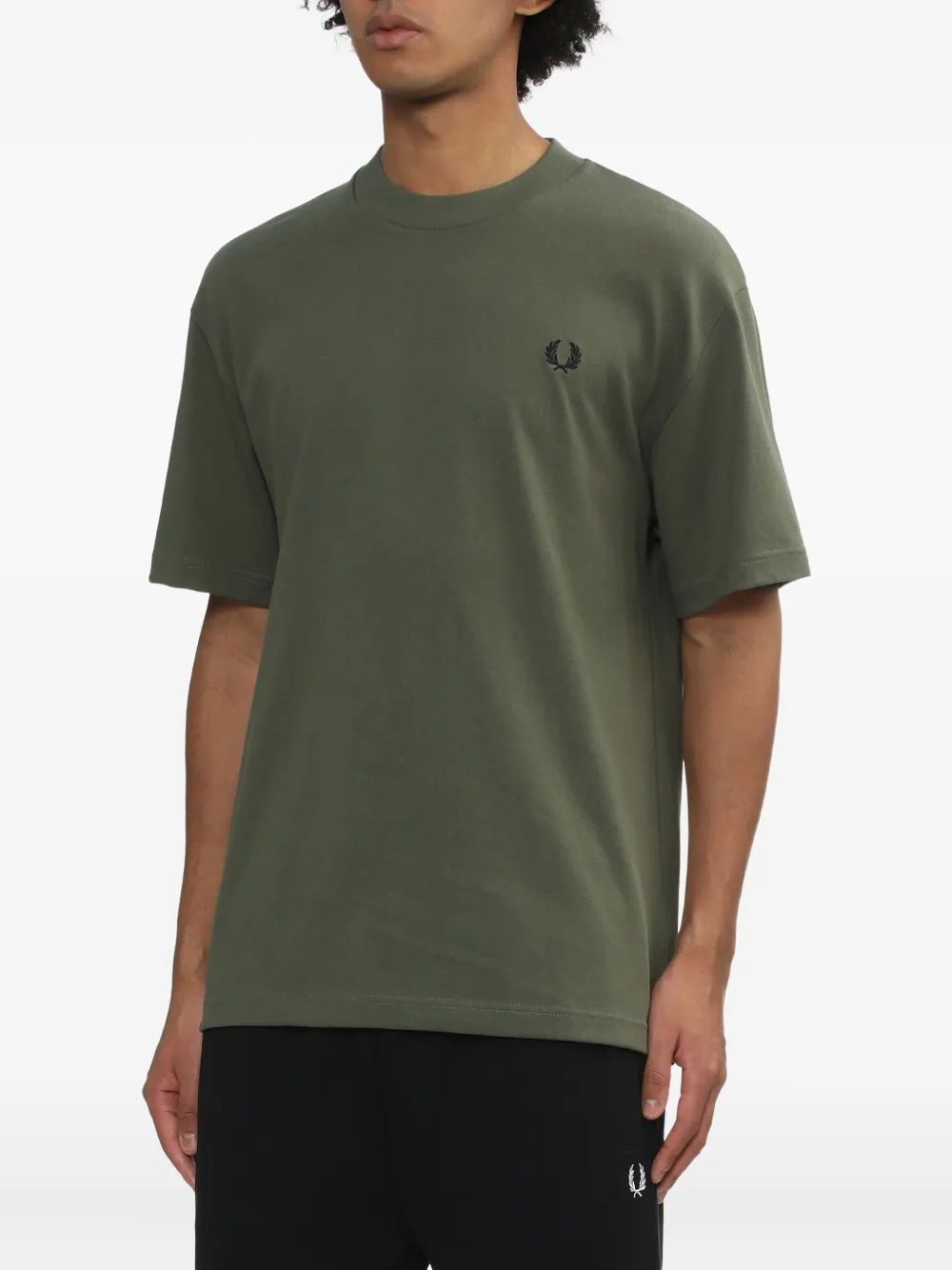 Fred Perry T-shirt met logodetail Groen