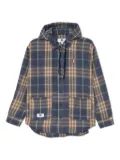 CHOCOOLATE embroidered plaid shirt - Blue