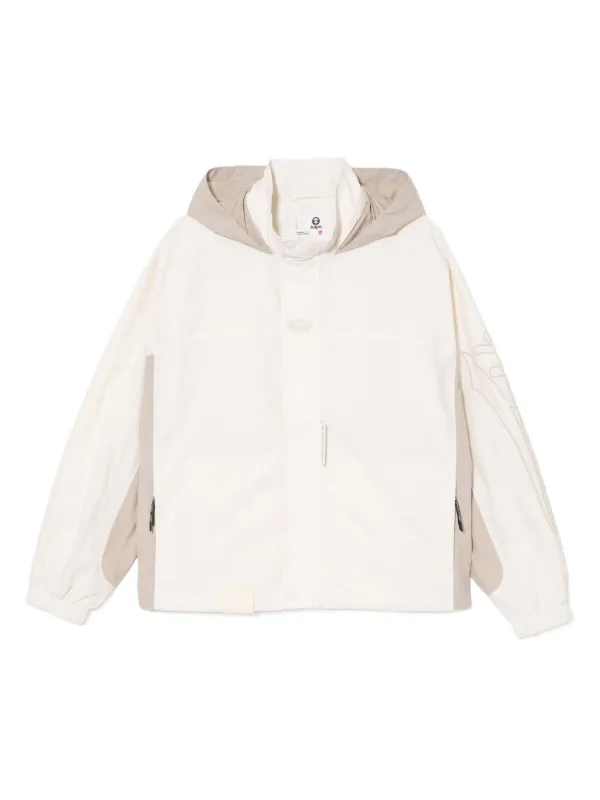 AAPE BY *A BATHING APE® ロゴ ジャケット | ニュートラル | FARFETCH JP