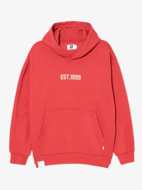 izzue logo-embroidered hoodie