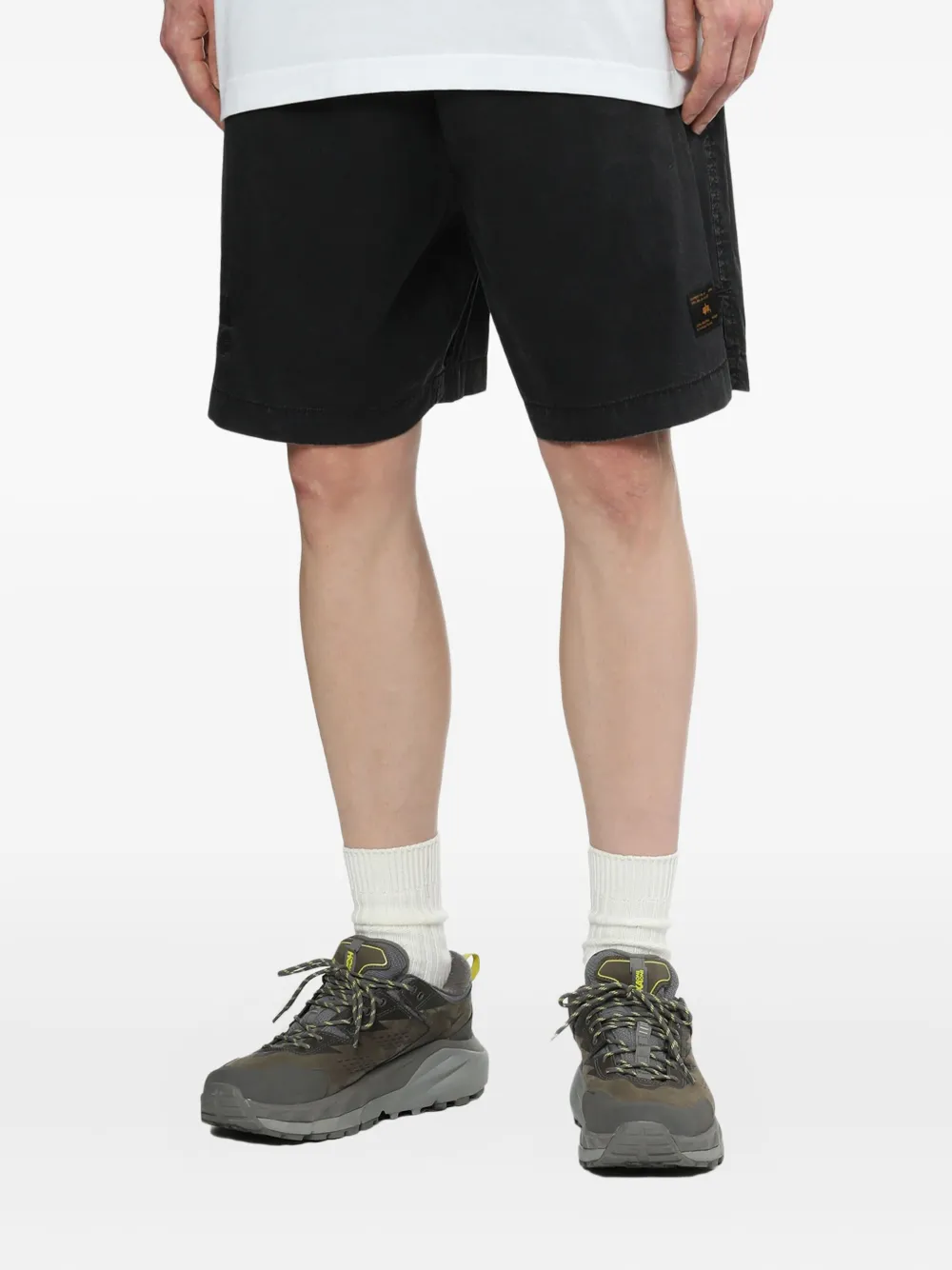Alpha Industries Shorts met logopatch Zwart