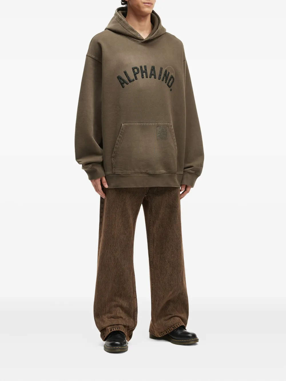 Alpha Industries logo-embroidered hoodie | Hoodies | Image 2
