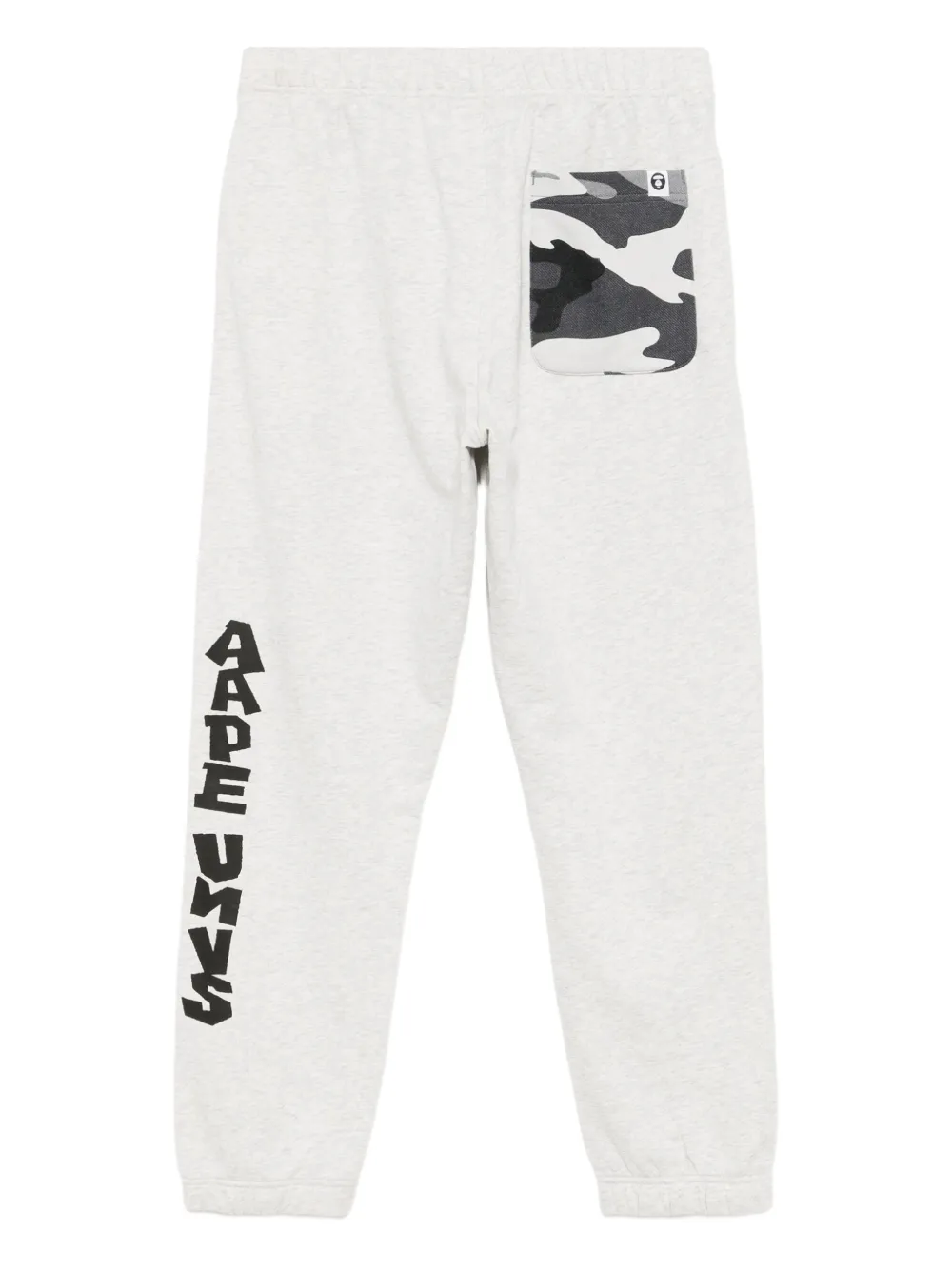 AAPE BY *A BATHING APE Broek met logopatch - Grijs
