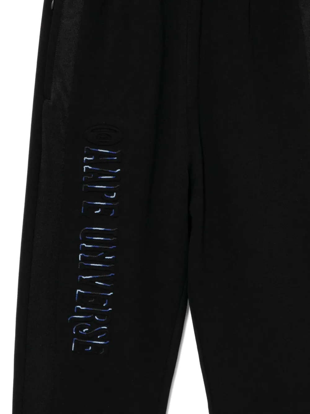 Aape By A Bathing Ape Logo-embroidered Trousers In Black