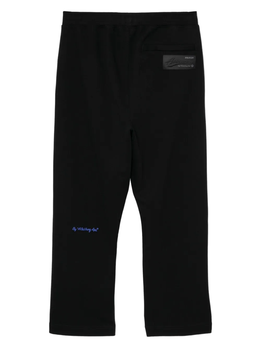 AAPE BY *A BATHING APE Broek met geborduurd logo - Zwart