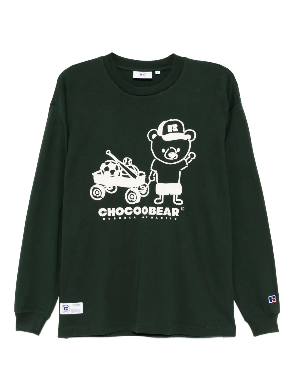 CHOCOOLATE playera de algodón con logo estampado | verde | Image 1