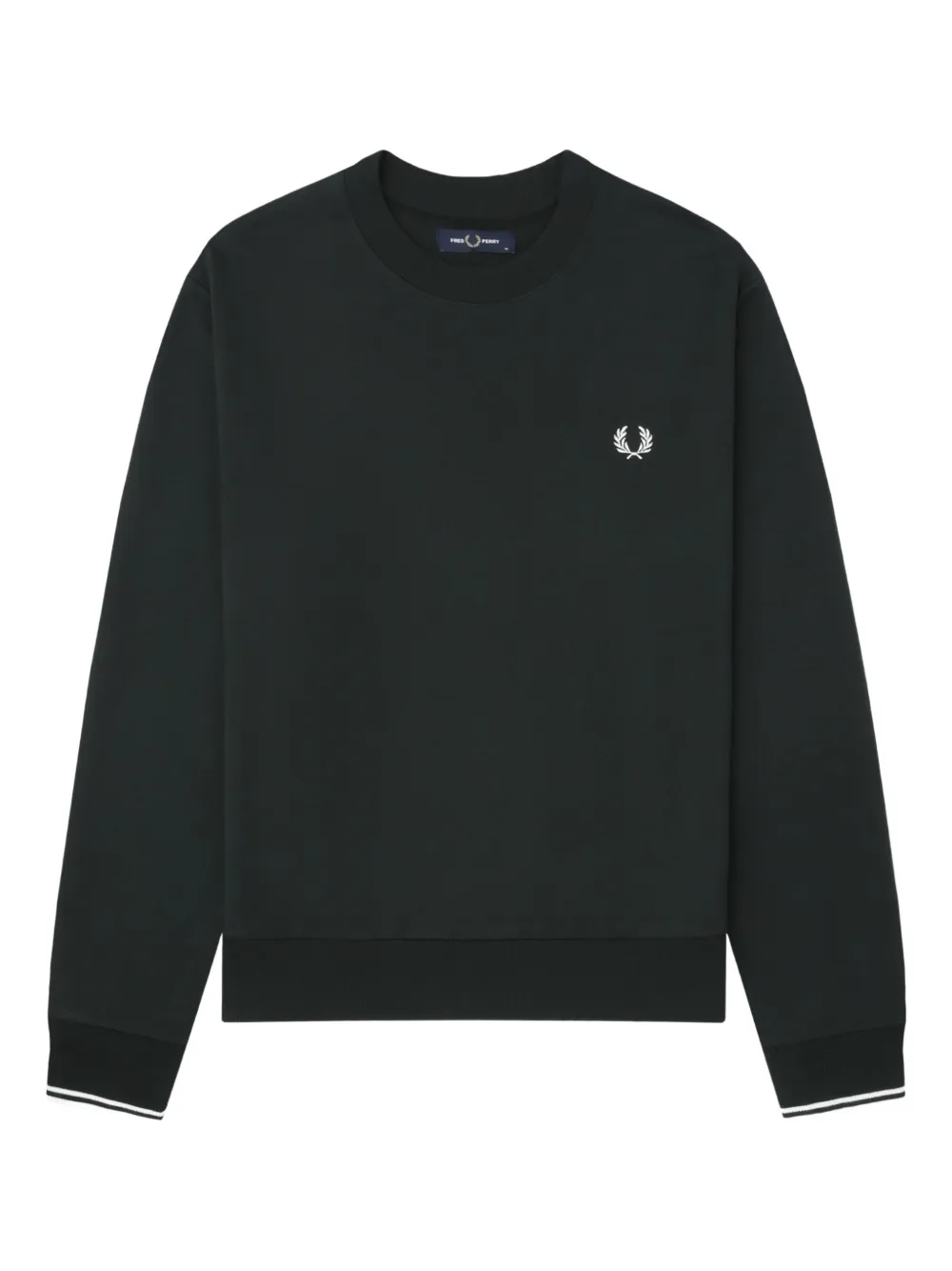 Fred Perry Crew-neck Sweatshirt In Black