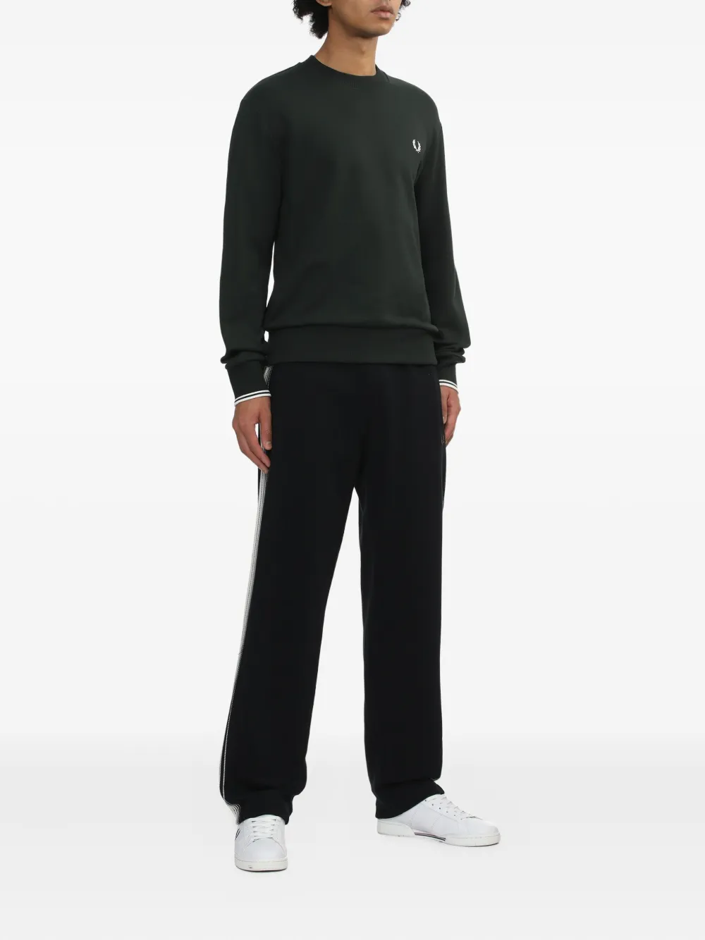 Fred Perry crew-neck sweatshirt - Groen