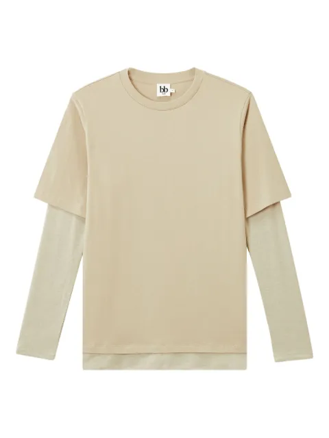 b+ab layered cotton T-shirt 