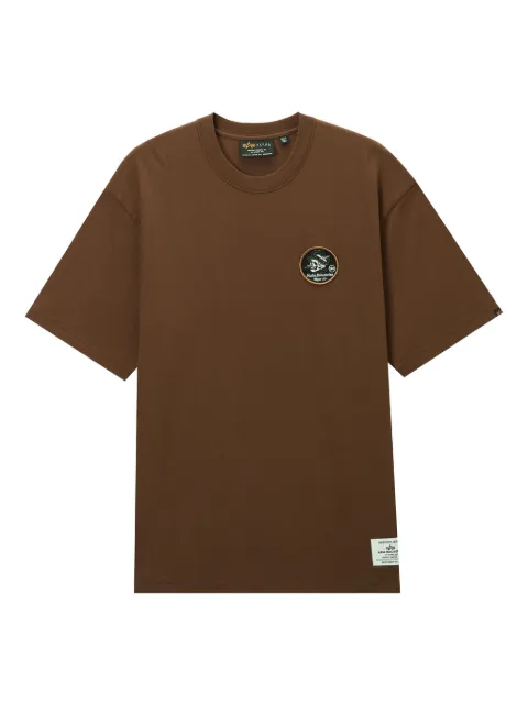 Alpha Industries patch-print cotton T-shirt
