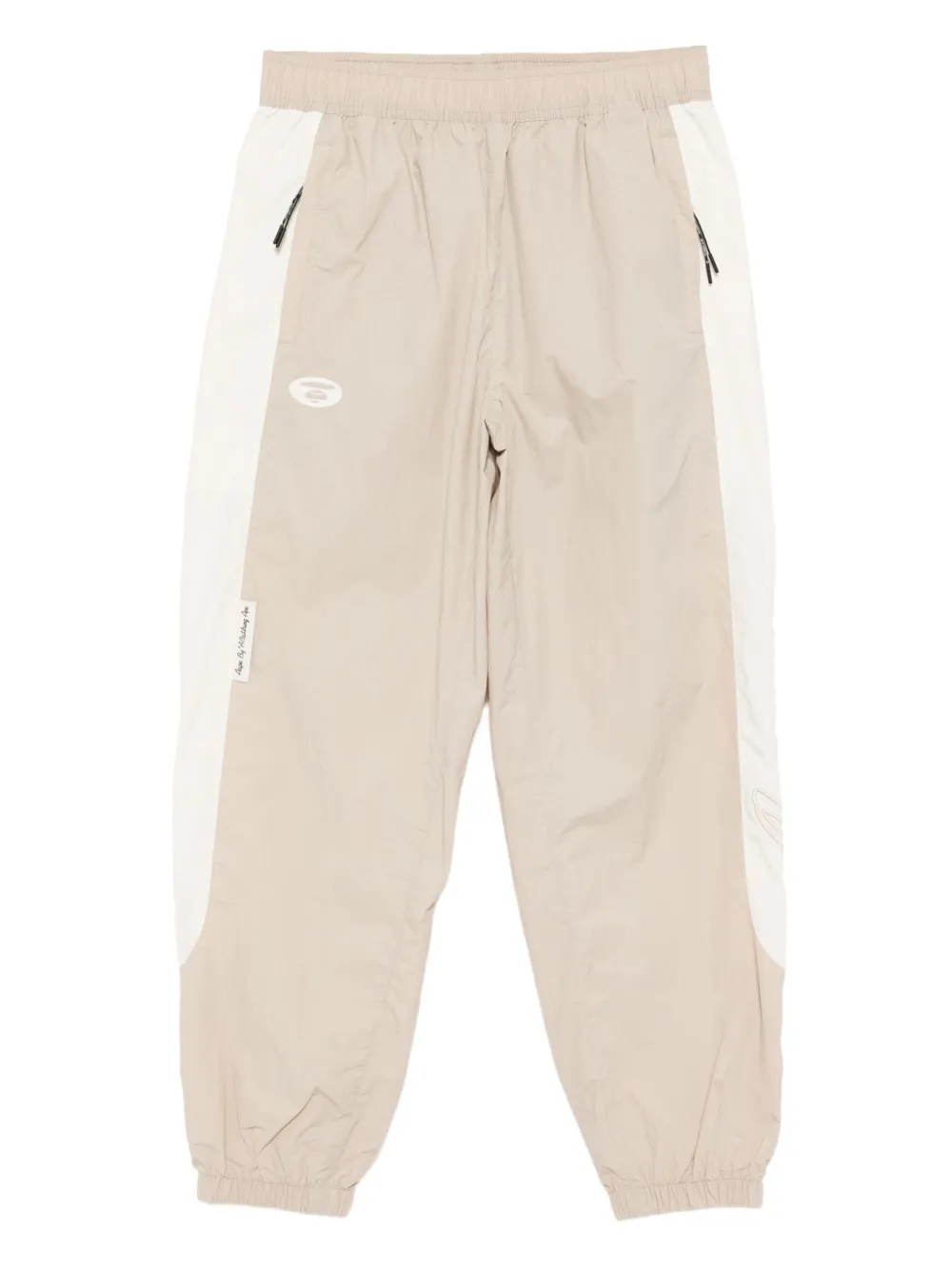 AAPE BY *A BATHING APE® logo-embroidered trousers | Neutrals | Image 1