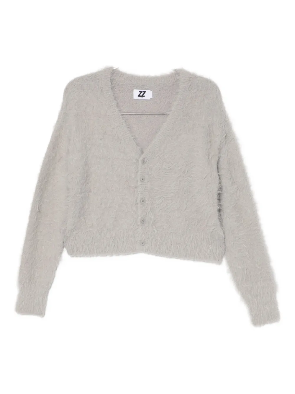 izzue Cardigan in pelliccia - Grigio
