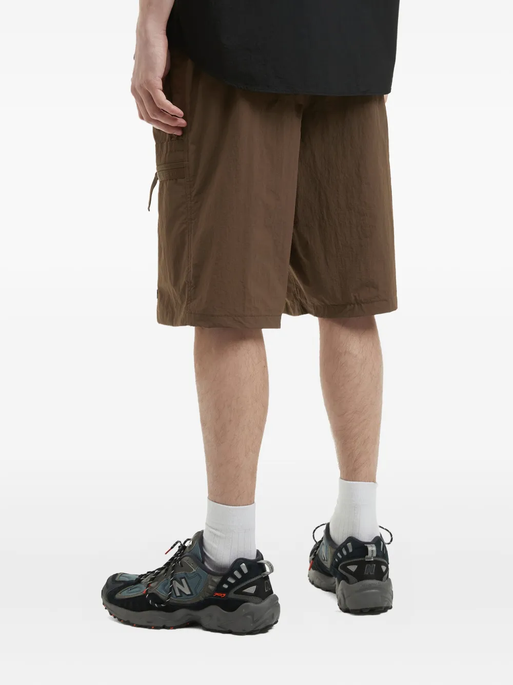 Alpha Industries Bermuda shorts met logopatch Bruin