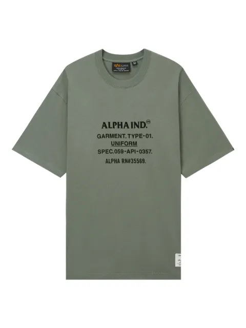 Alpha Industries graphic-print T-shirt