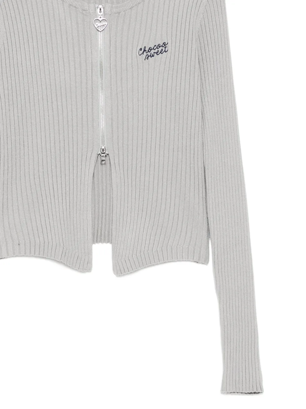 CHOCOOLATE Shirt met geborduurd logo Grijs