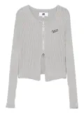CHOCOOLATE logo-embroidered blouse - Grey