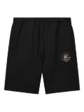 Alpha Industries patch-logo cotton shorts - Black
