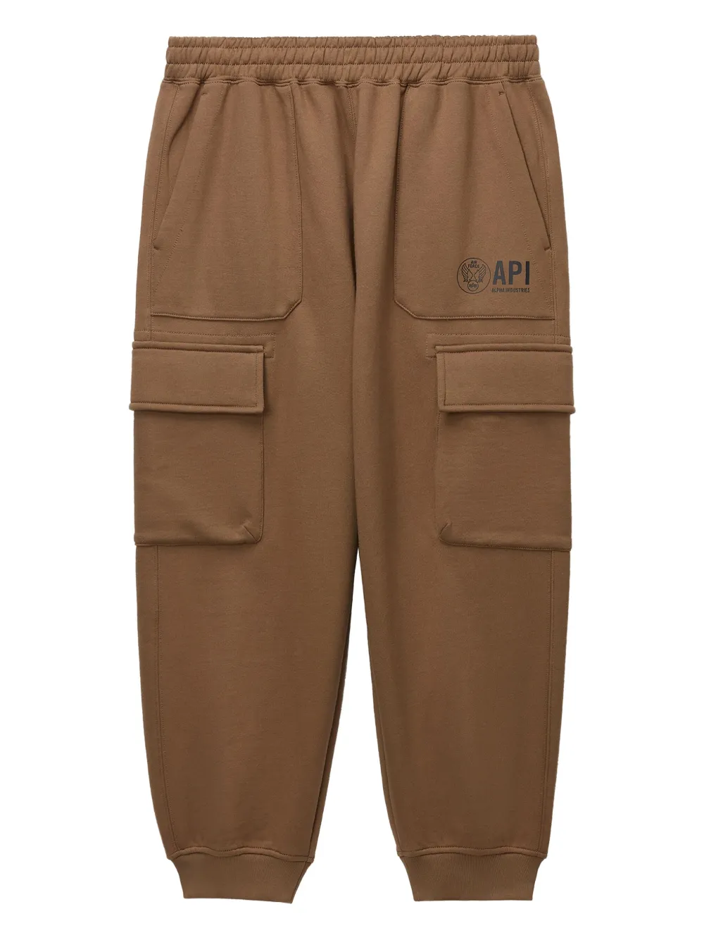 Alpha Industries cargo-pocket track pants | Brown | Image 1