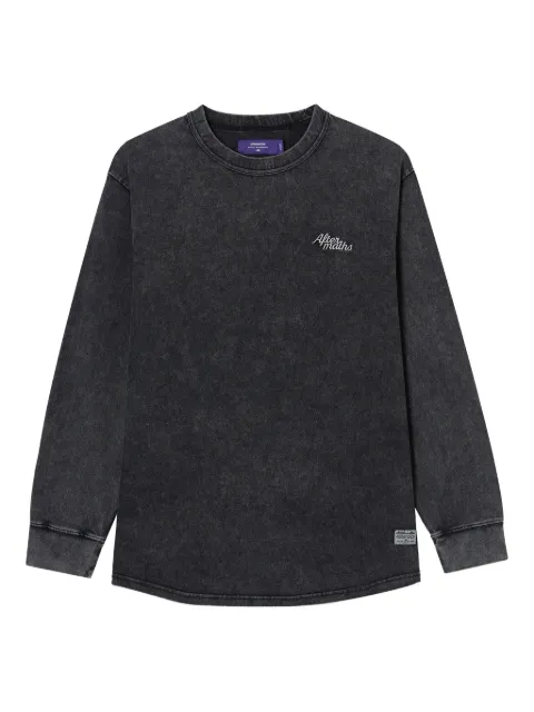 aftermaths embroidered long-sleeve T-shirt