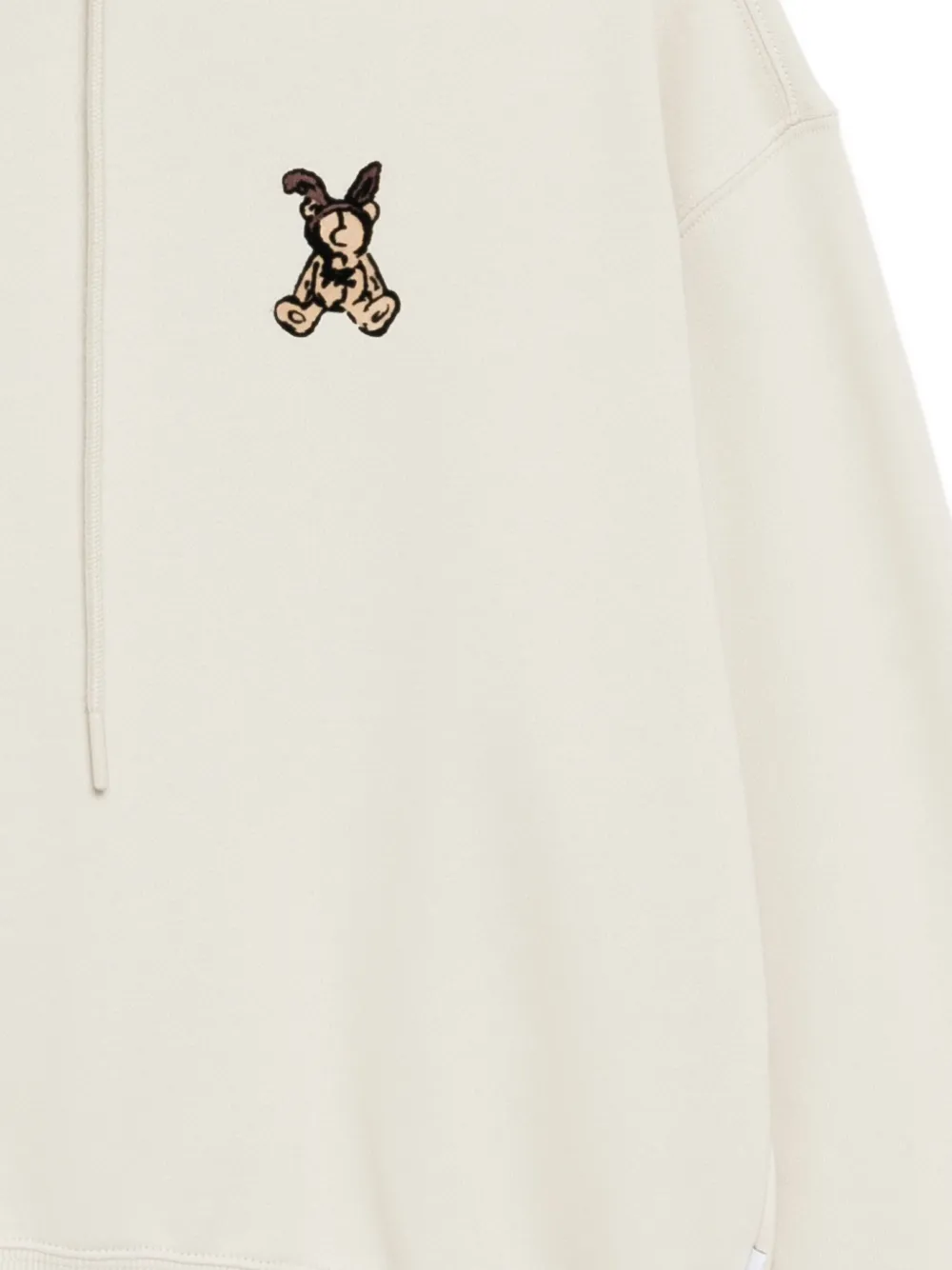 Izzue Logo-embroidered Hoodie In White