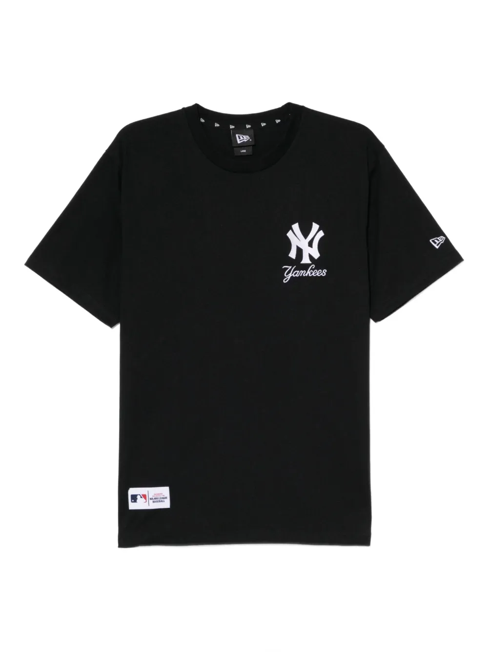 NEW ERA CAP logo-embroidered T-shirt | Black | Image 1
