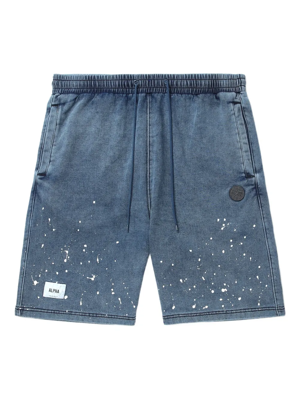 Alpha Industries denim shorts | Blue | Image 1