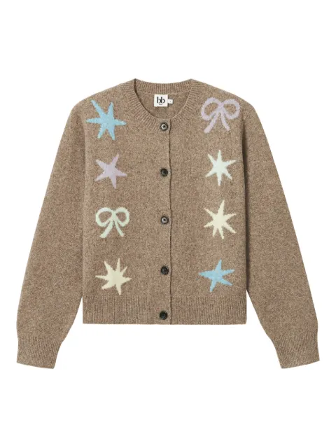 b+ab star-embellishment cardigan