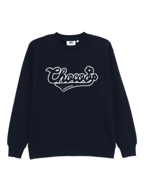 CHOCOOLATE logo-embroidered sweatshirt